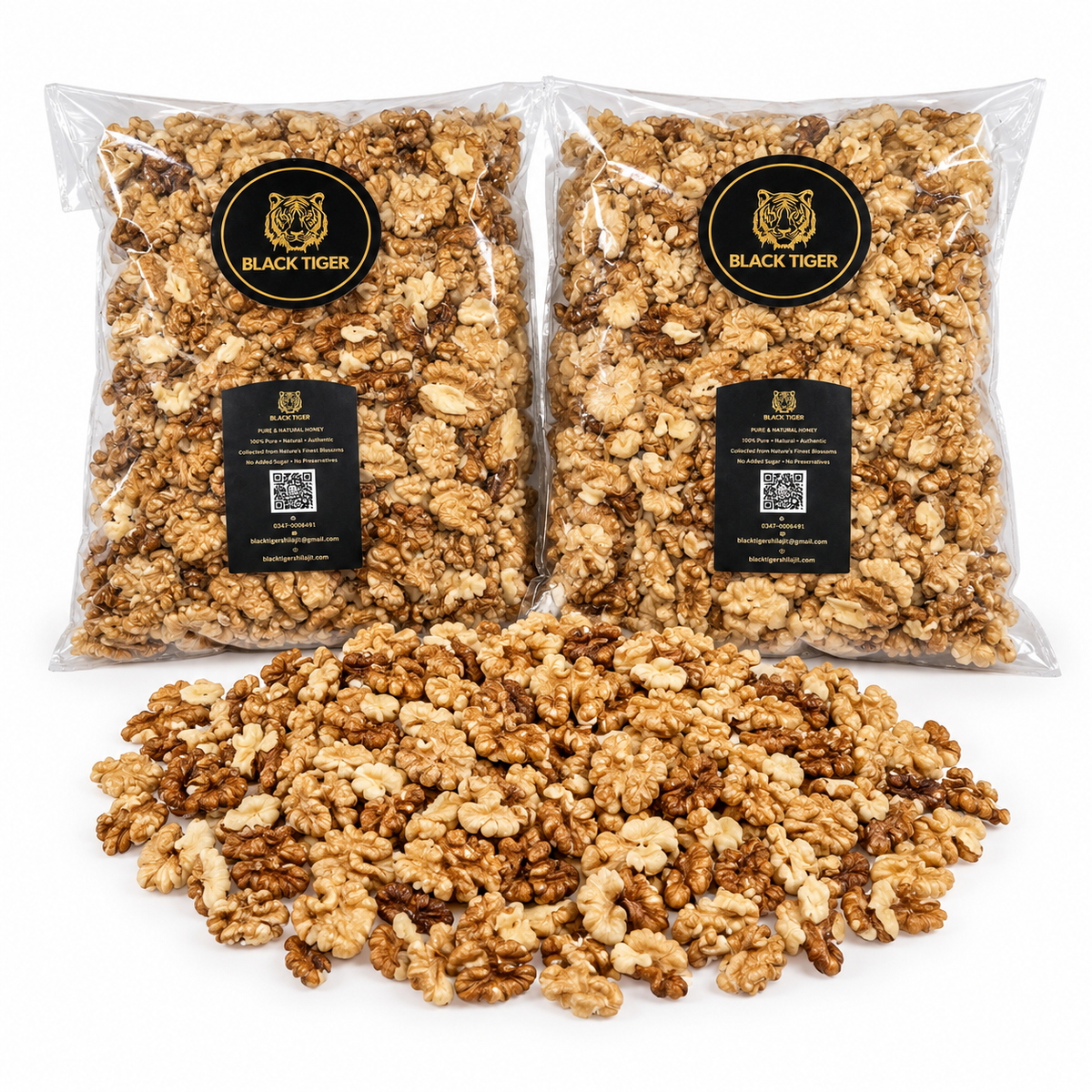 Premium Diamer Gilgit-Baltistan Walnut Kernels | Black Tiger