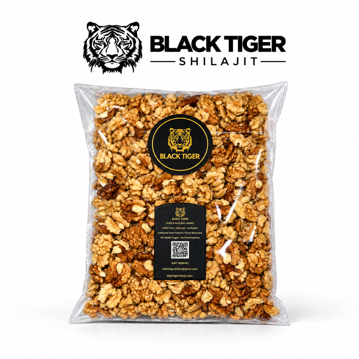 Premium Diamer Gilgit-Baltistan Walnut Kernels | Black Tiger