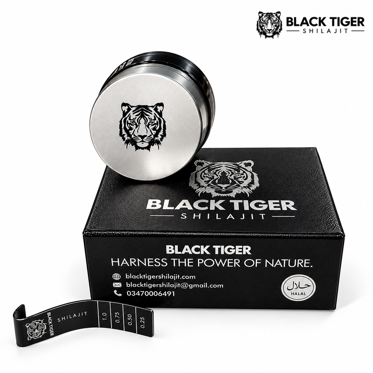 100% Pure Shilajit with free Spoon | خالص شیلاجیت